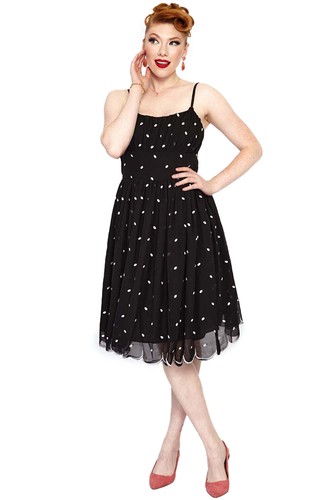 Voodoo vixen kleid dotty s - kleid, 50's