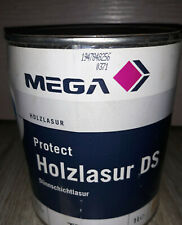 19,90€/L MEGA Holzlasur DS 180 Dünnschicht-Lasur 2,5 L Lasur Nussbaum (S81)