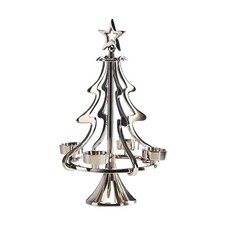 Kerzenhalter Kerzenständer XMASTREE Adventskranz Metall für 4 Teelichter klein