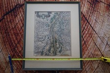 Kupferstich Karte: Elsass