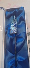 Lesezeichen blue white - lesezeichen,