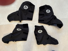 2 paar Schuh-Überzieher Regenschutz Gamaschen - Schutz vor Regen und Schmutz