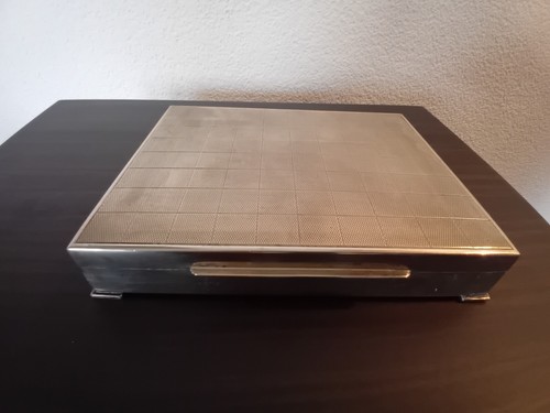 Silberdose 835 punziert - ,