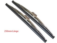 2x stainless steel windscreen