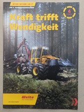 WELTE W130/W130K/M/T Forstmaschinen Forst Traktor Prospekt Schlepper