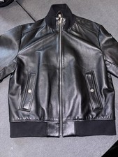 HUGO BOSS Herren Lederjacke