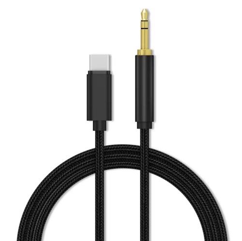 Usb aux kabel 5 mm - 1m, 3,5