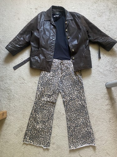 Vintage lederjacke biker leder - biker,