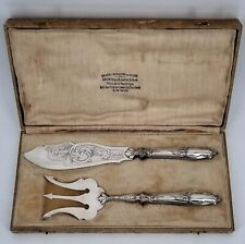 Antikes Fisch Besteck 950er Silber  Fischvorleger 19. Jh.  Frankreich (15)