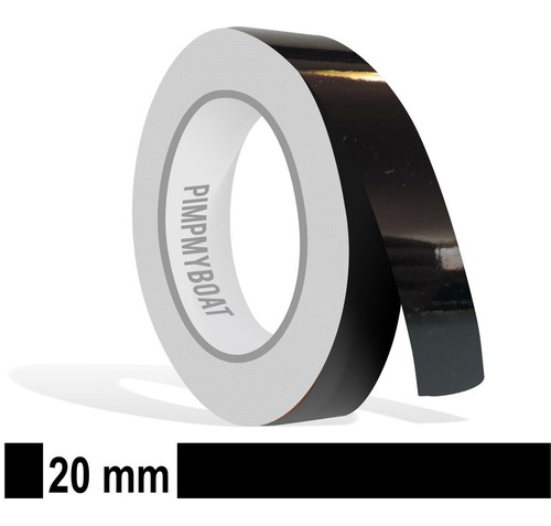 Zierstreifen 20mm schwarz - 20mm,