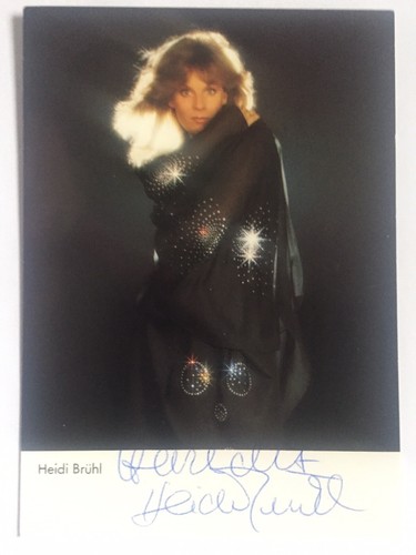 Heidi brühl signiert - heidi, film
