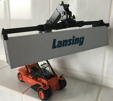 Lansing ( = Linde) Reach Stacker Gabelstapler Stapler forklift MEGA RARITÄT OVP