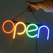 LED LEUCHTSCHILD OPEN