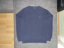 Polo Ralph Lauren-Herren Pullover Sweater Sweatshirt 100% Baumwolle Gr.M Blau