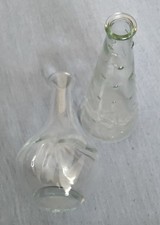 Ikea Glasvasen, Blumenvase,  2 Stück, schmal, ideal für einzelne Blumen, Deko