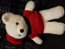 Vintage Kuschelwuschel Germany  Weißer Teddybär