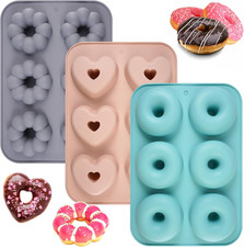 3 Stück Donuts Backform,26 X