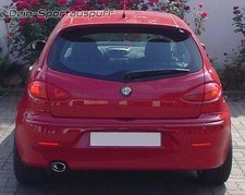 Ulter Sportauspuff Alfa Romeo 147 09/2000- 120x80mm oval eingerollt gerade