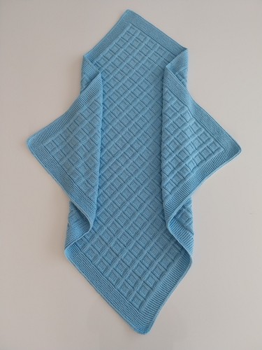 Handgestrickte babydecke - handgestrickte, babydecke.