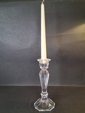 Kristall Kerzenhalter Towel Crystal 21cm Österreich Mit Label Full Lead Crystal 