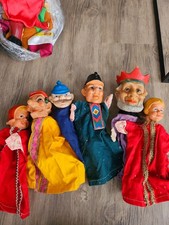 Alte Vintage Kasper Puppen