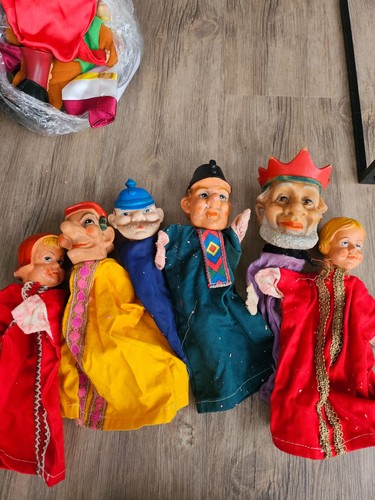Alte vintage kasper puppen - alte,