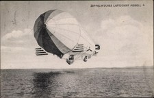 Ak Zeppelin Luftschiff Modell