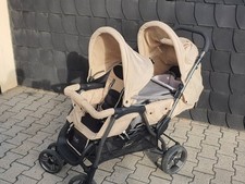 Hoco TANDEM Beige Anzahl Sitze - Zweisitzer Zweisitzer Seat Kinderwagen