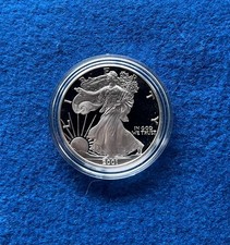 USA American Eagle 1 Unze Silber 2001 West Point PP mit Box und Zertifikat