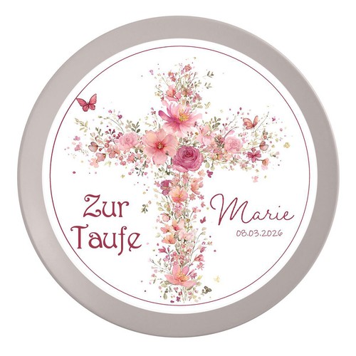 Tortenaufleger taufe kreuz - taufe, 2