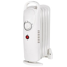 Öl-Radiator - weiß - 500 Watt