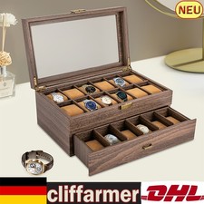24 Slots Watch Box Uhrenkasten