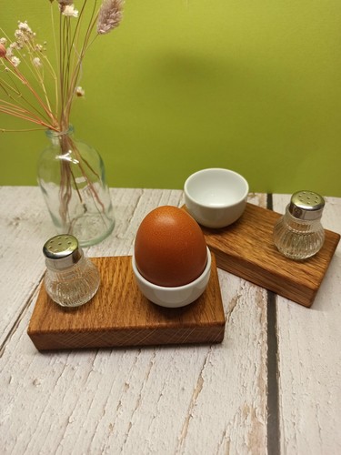 Eierbecher holz eiche - eierbecher,