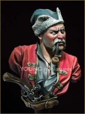 Junge Miniaturen - Zaporozhian Cossacks 1676 - 1:10 Resin Büste - YH1832