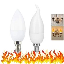 E14 E27 Flammen lampe