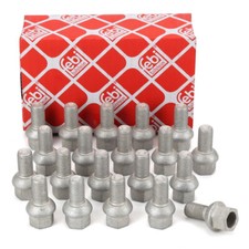 20x febi 08476 Radbolzen Radschrauben M12x1,5mm 19mm für AUDI MERCEDES-BENZ VW
