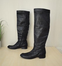 klasse Alberto Fermani Langschaft Stiefel Gr. 39 1/2 Echtleder made in italy