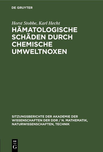 Hämatologische schäden durch - schäden,