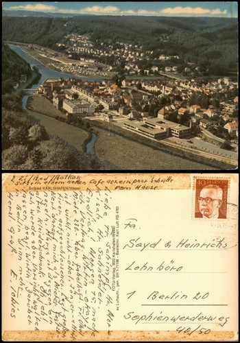 Ansichtskarte bad karlshafen - bad,
