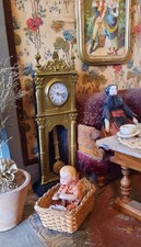 Erhard &Söhne-RARITÄT Standuhr,feuervergoldet, Originalzustand