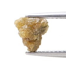 Uncut Diamant 1.57CT Gräulich Gelb Farbe Natürlich Herz Form Diamant - Wie Bild