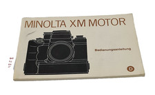 MINOLTA XM Motor Kamera Bedienungs-Anleitung Camera Instructions Vintage 234/21