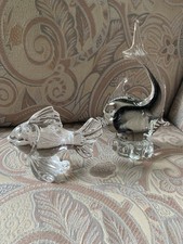 Glasfigur Fisch Skulptur