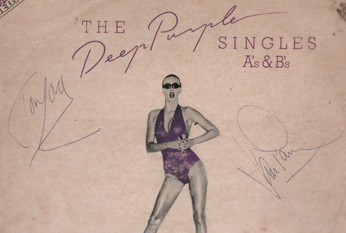 Signed deep puple cover - signed,