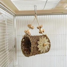 Vogel Stroh Nest Stehend Sitzen Vogel Spielzeug für Wellensittiche Sittich