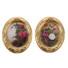 2Pcs Retro Metall Dollhouse