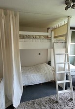 SALE !!! Massivholz Hochbett 140x200 cm -DIY- mit vielen Extras