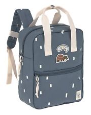 Lässig Happy Prints Mini Square Backpack Rucksack Midnight Blue blaugrau weiß