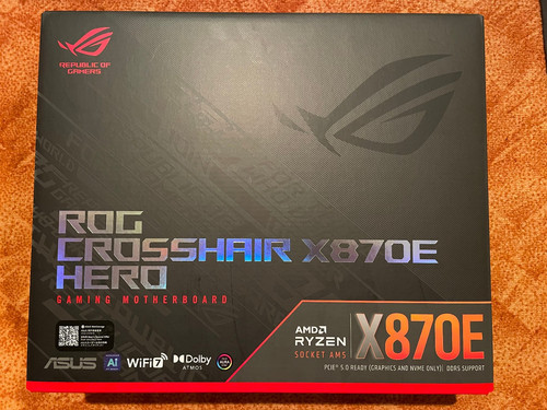 Asus rog crosshair - x870e, hero