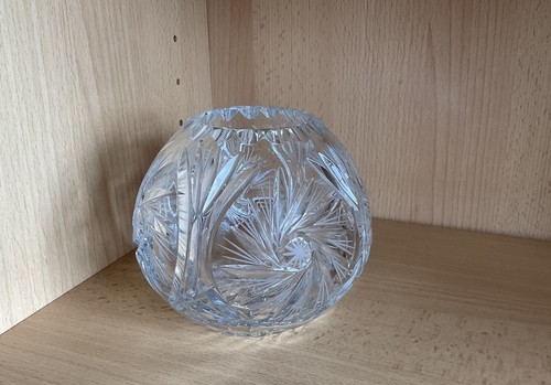 Kugelvase bleikristall vase - bleikristall,
